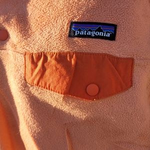 Women's Patagonia fleece size Large orange